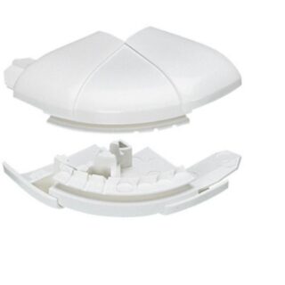 LEGRAND Angle extérieur pour goulottes DLP monobloc 35x80mm ou 35x105mm blanc – 010621