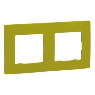 LEGRAND Niloé Plaque 2 postes vert fougère – 096713