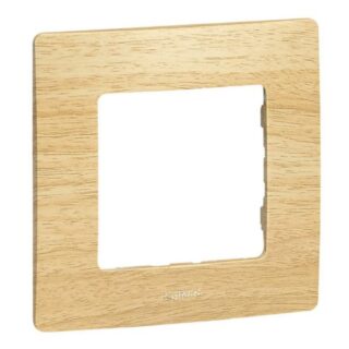 LEGRAND Niloé Plaque 1 poste bois clair – 397095