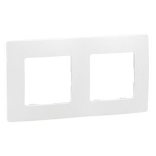 LEGRAND Niloé Plaque 2 postes blanc – 665002