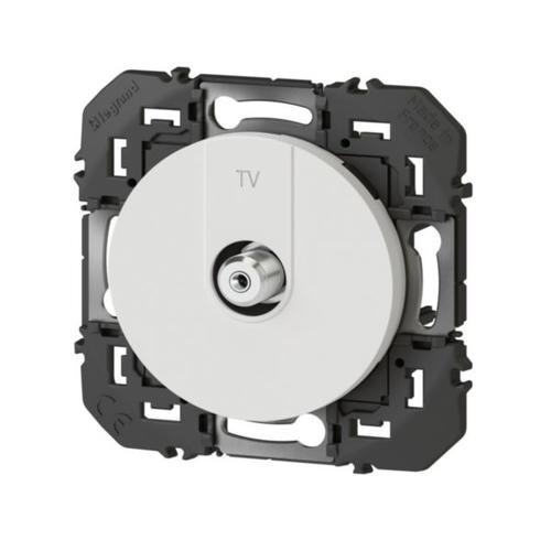 LEGRAND Dooxie Prise TV type F à visser blanc - 600350 – Image 2