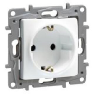 LEGRAND Niloé Prise 2P+T schuko éclipse griffes blanc– 764529