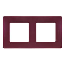 LEGRAND Niloé Plaque 2 postes Prune – 096717