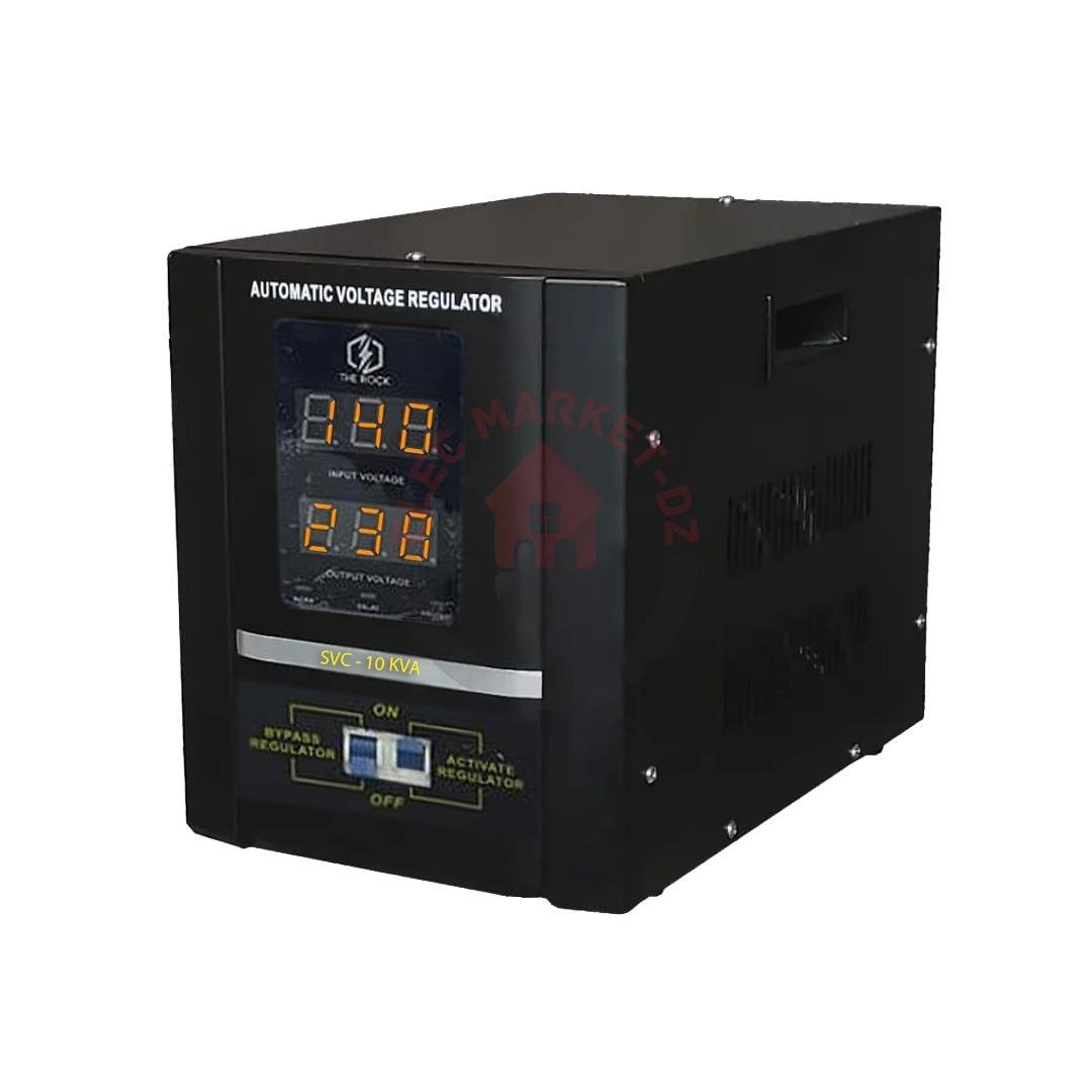 THE ROCK Stabilisateur 10KVA 220V 45.5A 8000W – SVC-10KVA – Image 2