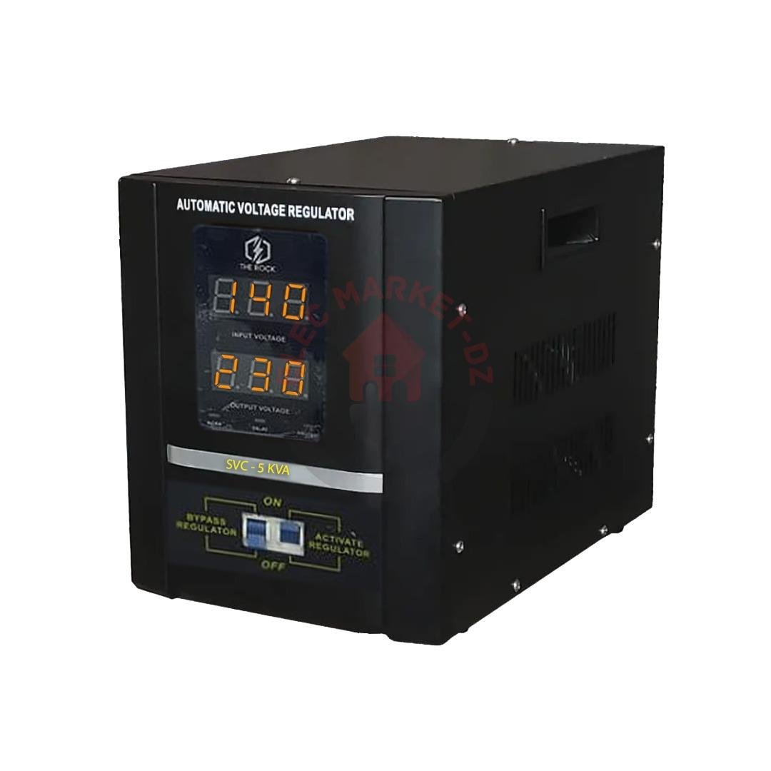 THE ROCK Stabilisateur 5KVA 220V 22.7A 4000W – SVC-5KVA – Image 2