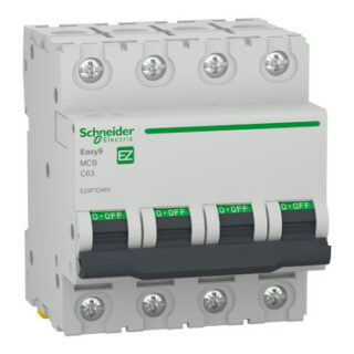 SCHNEIDER Easy9 Disjoncteur 4P 63A 4.5KA - EZ9F32463