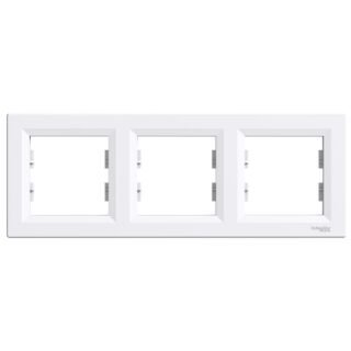 SCHNEIDER Asfora Plaque 3 postes horizontal blanc - EPH5800321