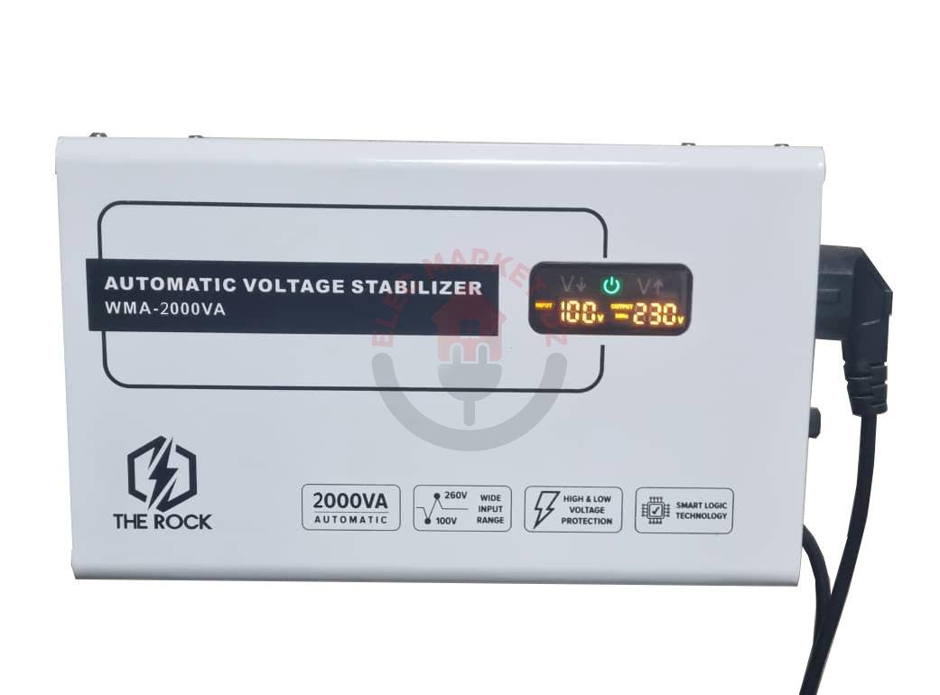 THE ROCK Stabilisateur 2KVA 220V 9.1A – WMA-2KVA