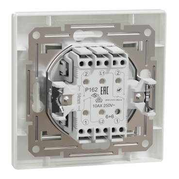 SCHNEIDER Asfora Double va et vient, auto blanc – EPH0600121 – Image 5