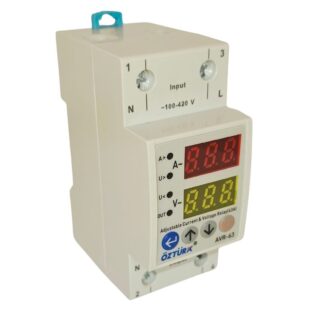 OZTURK Protecteur de tension 2P 63A – AVR-XX63