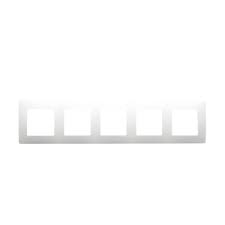 LEGRAND Niloé Plaque 5 poste blanc – 665005
