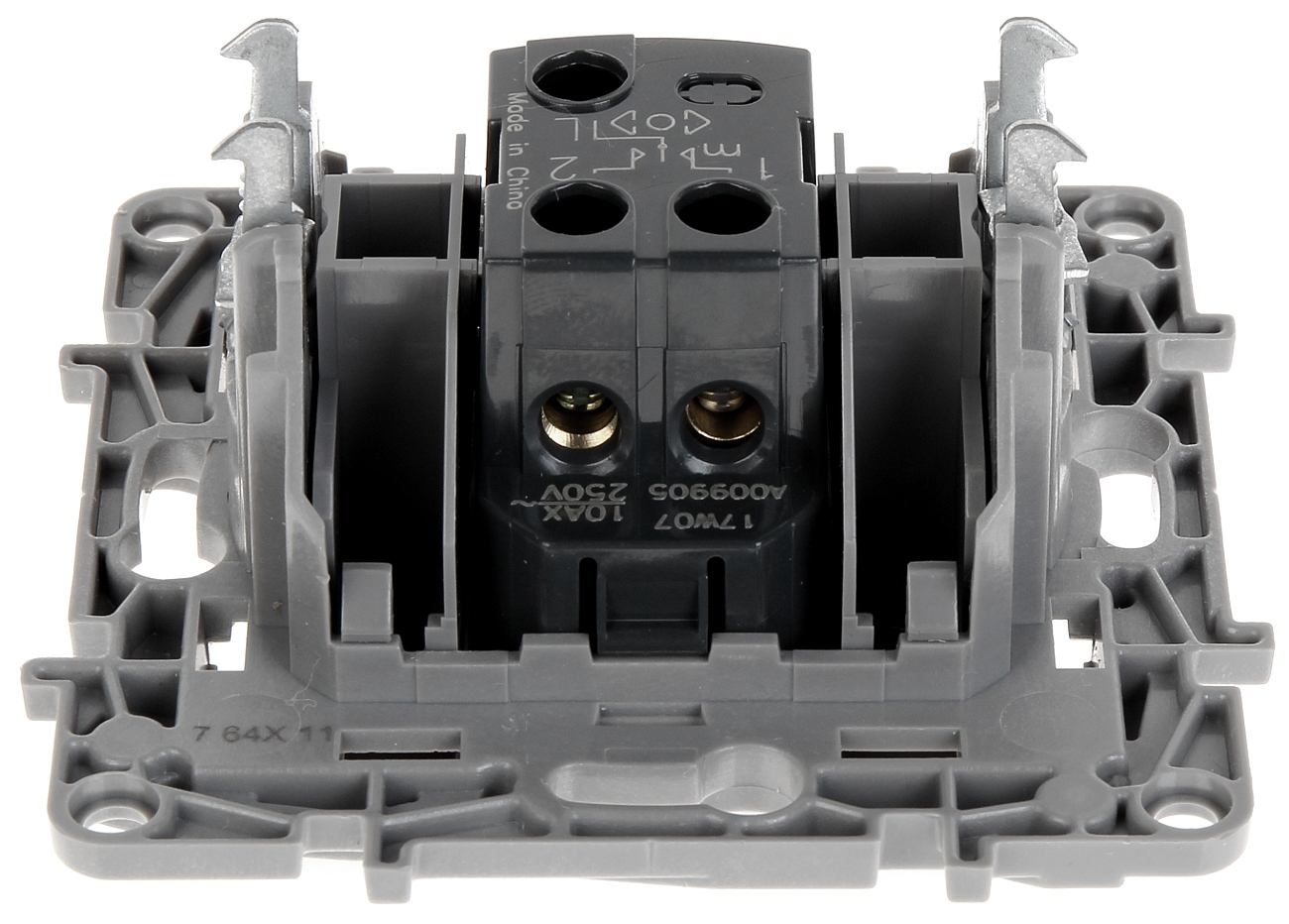 LEGRAND Niloé Interrupteur pour volet roulant 3 positions fixation à griffes blanc – 764511 – Image 6