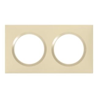 LEGRAND Dooxie Plaque carrée 2 postes finition dune – 600812
