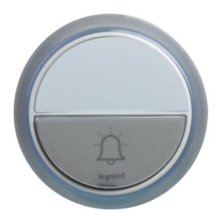 Sonnette IP44 pour kit carillon Confort Blanc - 094278
