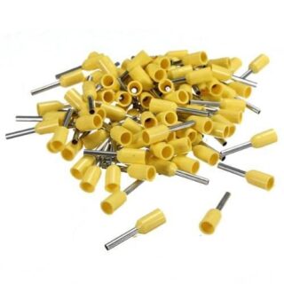Sachet d’embouts de câblage à collerette isolante section 4mm² Jaune– EMBOUT4