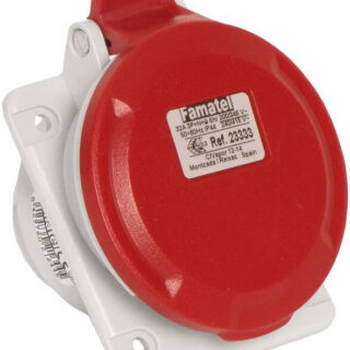 FAMATEL Prises encastrée 3P+N+T 32A IP44 380v – 23333