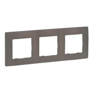 LEGRAND Niloé Plaque 3 postes cacao – 096728