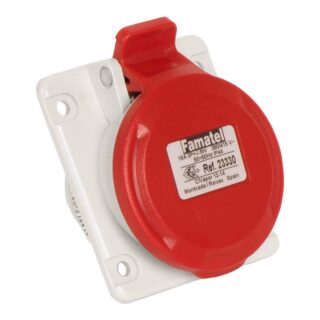 FAMATEL Prise encastrée 16A 3P+T 400V IP44 - 23330