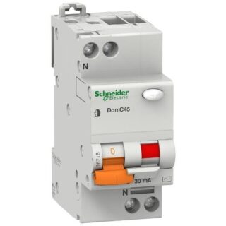 SCHNEIDER Domae disjoncteur diff 1P+N 16A 30MA 4.5KA – 16716